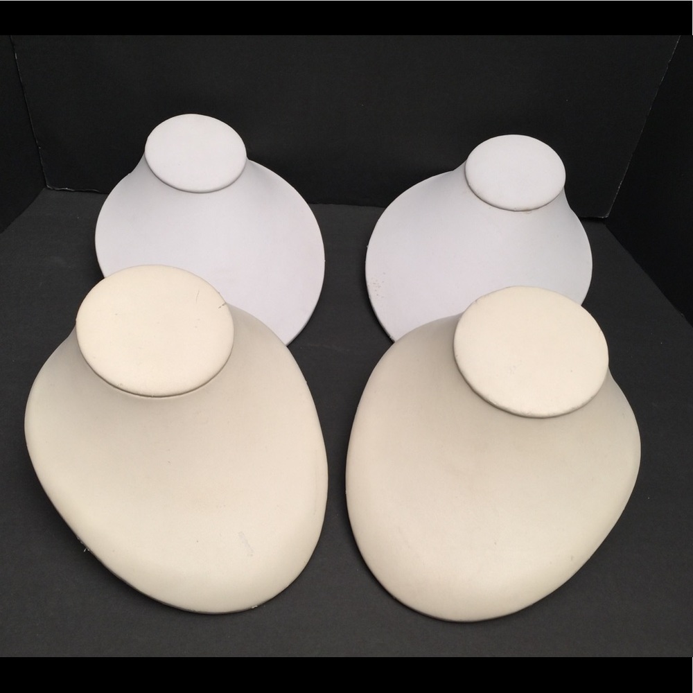 Necklace displays lot white used condition